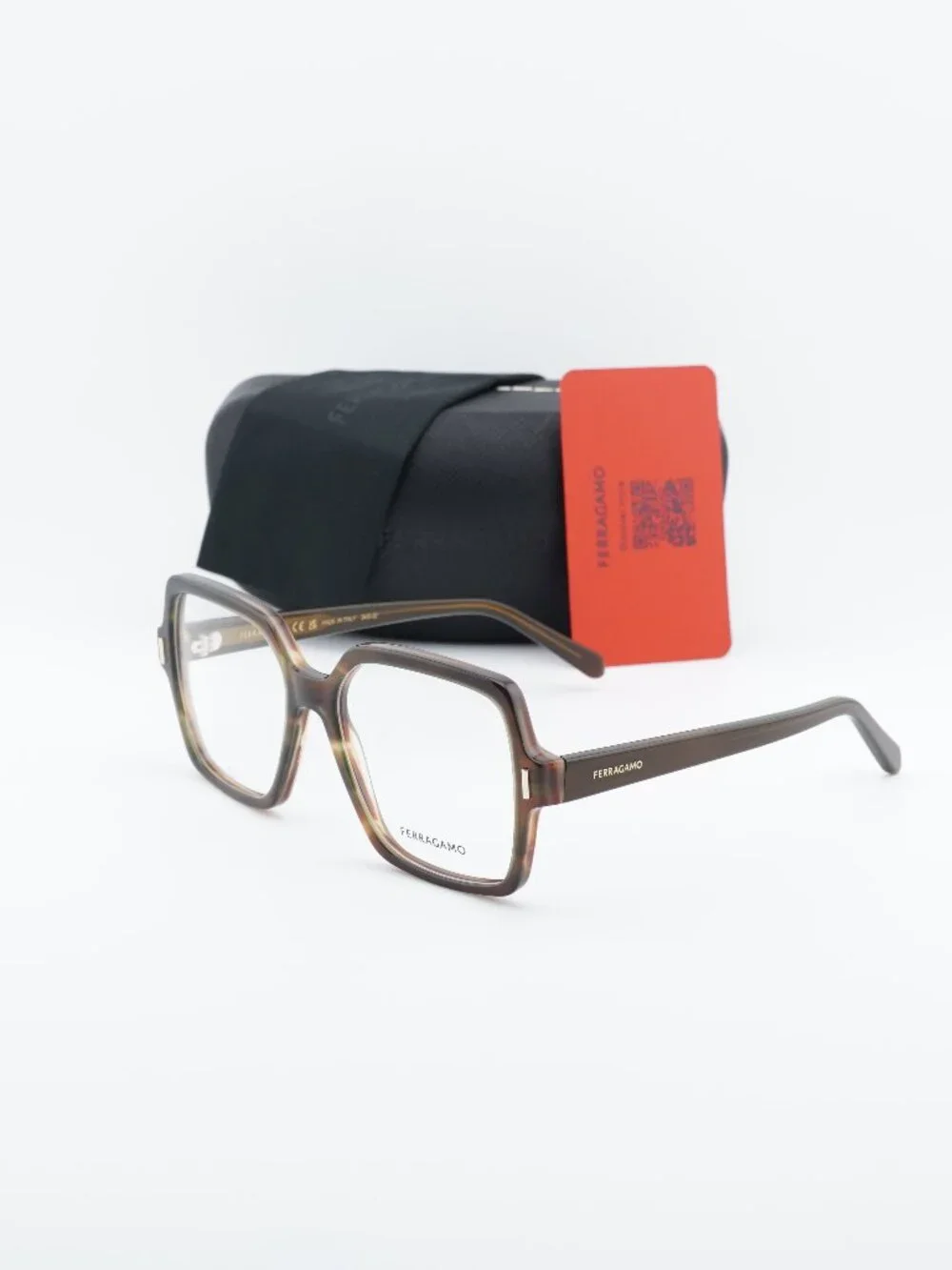Salvatore Ferragamo SF3031 280 Square Eyeglasses 56mm – Brown